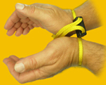 Textile Disposable Handcuffs- 5 pack